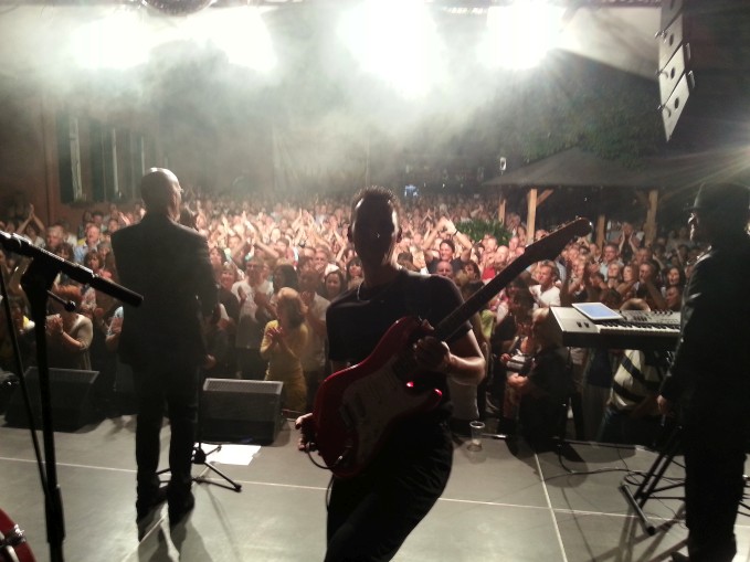 Dexheim, Weingut Weyell, Night Fever, Helmut Scholz, Gitarre bild